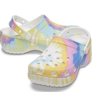 Platform Tie Dye CROCS